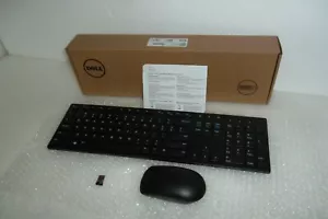 Dell KM636 Wireless PC Multimedia Keyboard w/Volume Mouse Receiver TNTCT WK636p - Picture 1 of 6