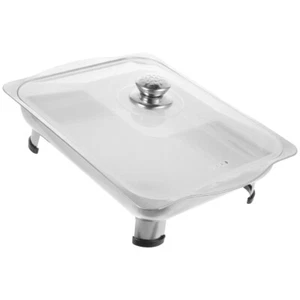 Stainless Steel Dinner Plate Stainless-steel Pan for Buffet Food Serving - Picture 1 of 12