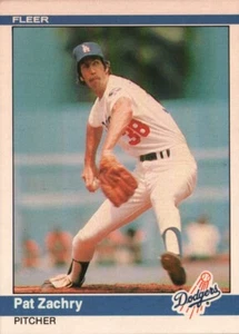 1984 Fleer Baseball #118 - Pat Zachry - Los Angeles Dodgers 84-657 - Picture 1 of 2