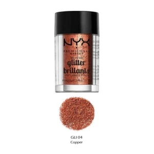 NYX Makeup Glitter Face And Body Metallic Bronze/Copper *Shade GLI 04* - Picture 1 of 6