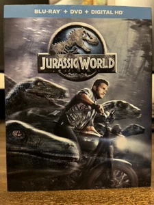 Jurassic World (Blu-ray, 2015) 3-Disc Set!  Mit Slipper - Bild 1 von 6