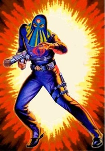 VINTAGE GI JOE HOODED COBRA COMMANDER V2 1984 FIGURE -B10 - Picture 1 of 3