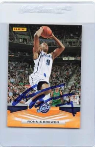 2009/10 Panini #245 Ronnie Brewer Jazz Auto firmata *H9583 - Foto 1 di 2