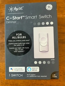 (b) GE Dimmer C-Start Smart Switch CSWDMBLBWF1 2.4 Ghz wi-fi ** NEW - Picture 1 of 3