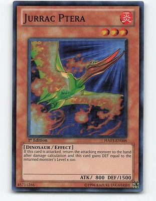 Jurrac Ptera #HA03-EN006 foil 1st edition Yugioh Card - Image 1 of 2