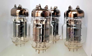4 x 6S33S-V MATCHED QUAD HOCHWERTIGE AUDIOPHILE RÖHRE SOWJETISCH NEU - Bild 1 von 7