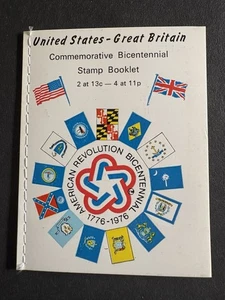 1976 US/GB Bicentennial Commemorative Stamp Booklet. Limited Edition No. 97 - Picture 1 of 5