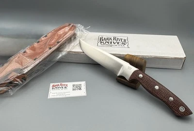 Bark River STS 7.5 - 固定刀片刀 - 首次生产 - 带盒,鞘 — 第 1/4 张图片