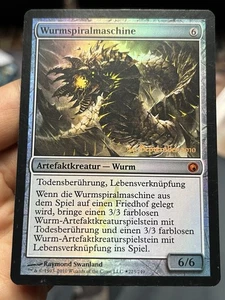 German Foil • Wurmcoil Engine • *Wurmspiralmaschine* • Promo • Mtg (1990) - Picture 1 of 8