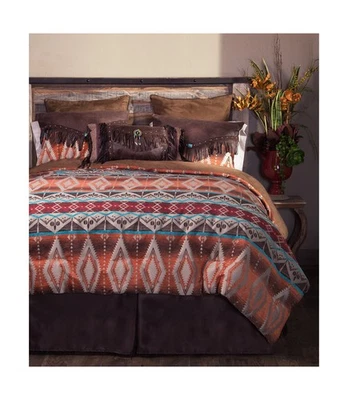 CARSTENS, INC. Woven Chenille 5-Piece Rustic Western Bedding Comforter Set, M... - Image 1 of 4