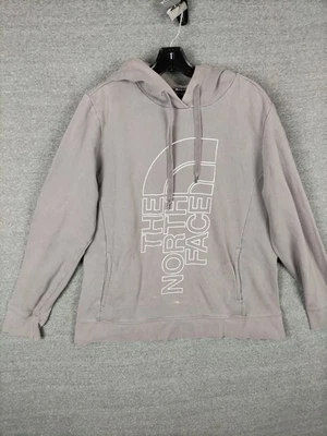 Sudadera para mujer The North Face XL gris polar logotipo sudadera con capucha informal al aire libre Foto 1 de 4