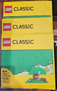 3 Stück Lego Classic grüne Grundplatte 11023 brandneu - Bild 1 von 3