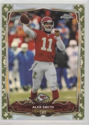 2014 Topps Chrome STS Camo Refractor /499 Alex Smith #54 - Image 1 of 2