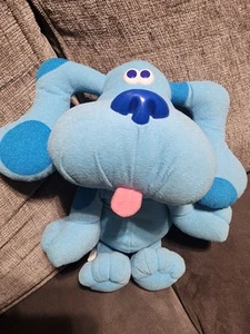 12 ZOLL VINTAGE 1997 TYCO BABY BLUE'S CLUES SINGENDES MUSIKALISCHES STOFFTIER PLÜSCHTIER - Bild 1 von 3