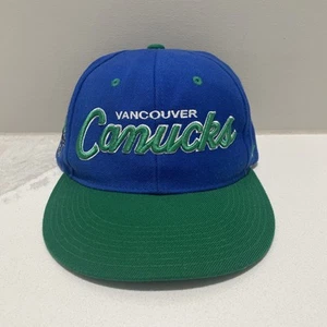 Vintage Zephyr NHL Vancouver Canucks Hockey Snapback Adjustable Cap Hat - Picture 1 of 10