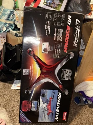 Drone Syma Sky Thunder RC HD 8500WH 4,5 canales 8 MP HD cámara transmisión en vivo FR 330 ft Foto 1 de 2