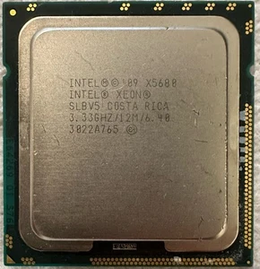 Intel Xeon CPU X5680 3.33GHz 12MB Cache Hexa Core Socket LGA1366 Processor SLBV5 - Picture 1 of 5