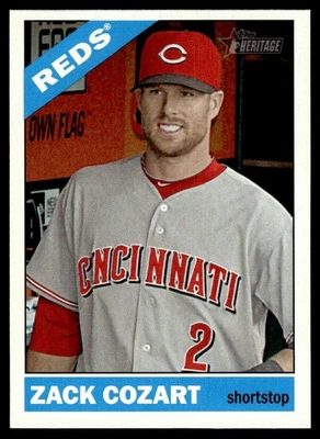 Zack Cozart 2015 Topps Heritage #370 Cincinnati Reds 26391 Baseball Card - Image 1 of 2