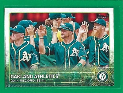 2015 Topps Baseball Oakland Athletics Team Card #33 - Image 1 of 2