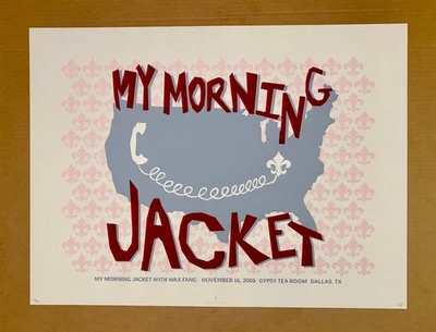 2006 My Morning Jacket Concert Poster 11/16/06 Gypsy Tea Room Dallas (not cd/lp) - Image 1 of 4