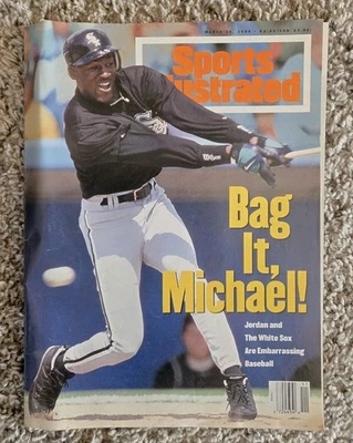Sports Illustrated Bag It Michael Jordan March 14 1994 Chicago White Sox Bulls - Image 1 of 4