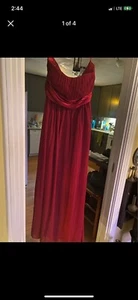 Kastanienbraun Abschlussball/Heimkehr/Quincinera Kleid-Größe 12 - Bild 1 von 3
