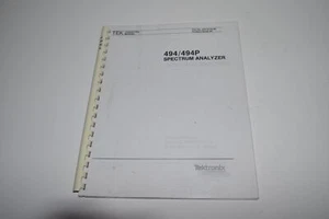 TEKTRONIX 494/494P SPECTRUM ANALYZER OPERATORS MANUAL (BOOK 395) - Picture 1 of 1