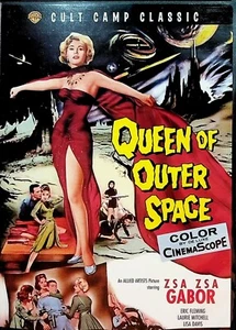QUEEN OF OUTER SPACE DVD 1958 Cult Camp Classic SCI-FI Warner Bro Zsa Zsa Gabor - Picture 1 of 4