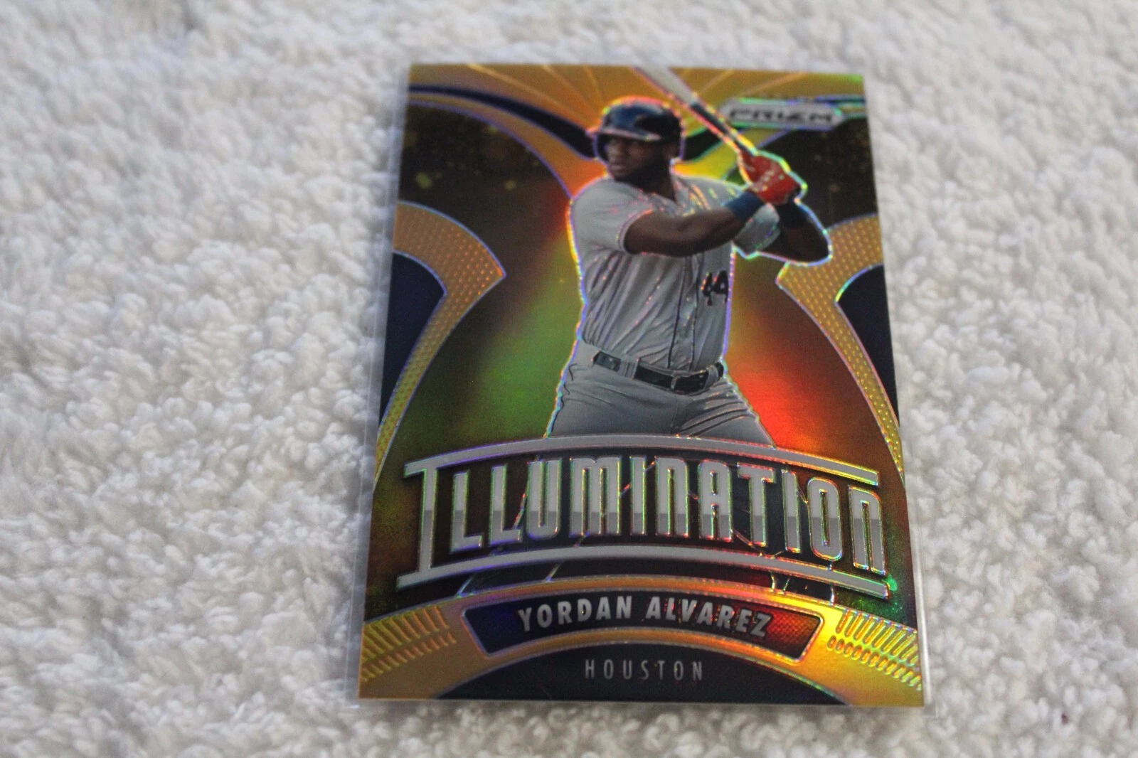 2020 Prizm Illumination Neon Orange Yordan Alvarez ROOKIE INSERT ASTROS /100