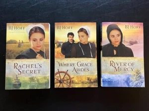 Complete Set Riverhaven Years Series- BJ Hoff- Paperback-3 Books-Rachel's Secret - Foto 1 di 11