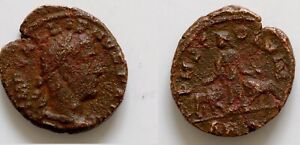 Gallienus, 253-268. Moesia, Viminacium. AE26mm 11g Moesia bull lion