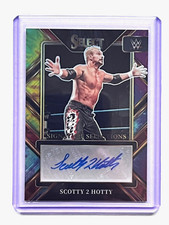 2023 Panini Select WWE Scotty 2 Hotty Signature Selections Tie-Dye Prizm #19/25