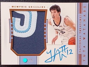 2018-19 PANINI America Yuta Watanabe Basketball Auto Limited 25 with Jersey