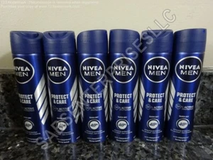 6 Nivea Men PROTECT & CARE 48hr Antiperspirant Deodorant Body Spray 150ml - Picture 1 of 7