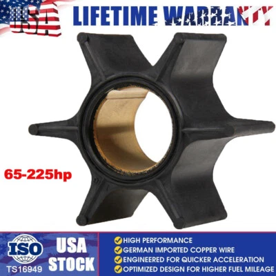 Impulsor de bomba de agua para Mercury 85, 90, 120, 125, 150 HP 18-3017 F694065 47-89984 Foto 1 de 4