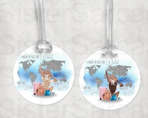 Personalised Suitcase Tag, Sister Daughter Gift, Birthday Gift, Luggage Tag - Picture 1 of 2