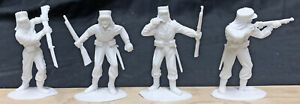 Timpo Recast French Foreign Legion - 4 in white - 54mm unpainted toy soldiers