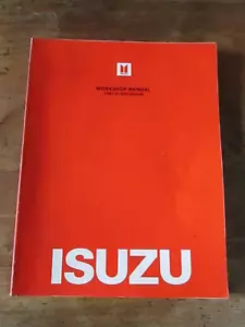 Original 1981 Isuzu G180Z Workshop Manual - Picture 1 of 5