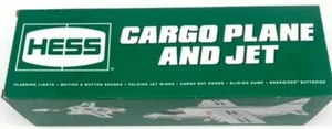 Hess Cargo Plane & Jet Toy Collectible With Flashing Lights Motion & Sound Butto - Picture 1 of 6