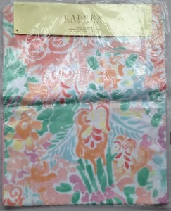 NUEVO EN PAQUETE LAUREN RALPH LAUREN DELLE/PEACH 15X90 PULGADAS CORREDOR DE MESA - Imagen 1 de 2