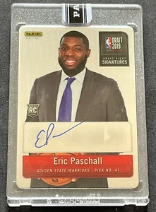2019 Panini #DNS-32, Eric Paschall, Golden State Warriors, Rookie, Auto, /25 - Bild 1 von 2
