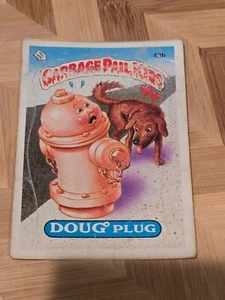 ✅ Garbage Pail Kids 1985 DOUG PLUG Matte OS2 - Topps GPK Sticker 43b - Bild 1 von 7