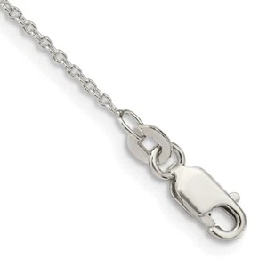 Sterlingsilber 1,25 mm Kabelkette Fußkett Halskette - Bild 1 von 3
