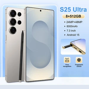 S25 Ultra Smartphone Factory Unlocked 7.3" HD Android 8+512GB 8000mAh Dual SIM - Afbeelding 1 van 28
