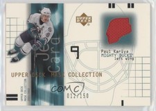 2001-02 Upper Deck Mask Collection Jersey /150 Paul Kariya #J-PK HOF