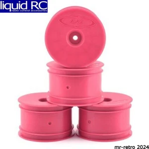 DE Racing -SB4-ARP Speedline Buggy Wheels for B6.1-B64 /22-22-4/ Rear / Pink / - Picture 1 of 2