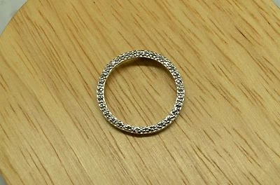 ПОСЕРЕБРЕННЫЙ БРИЛЛИАНТ КРУГ ЛЮБВИ ПОДВЕСКА ПОДВЕСКА ПОДВЕСКА 0,25 TCW #A4348 - Изображение 1 из 3