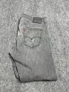 Levis 520 Denim Jeans Herren Grau Regular Fit Tapered Größe 34x30 - Bild 1 von 13