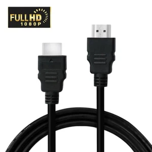 HDMI Cable 1.5M Bluray 3D DVD PS4 HDTV LCD HD TV 1080P Black High Speed - Picture 1 of 6