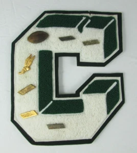 1981 Clermont High School Cowboys Football Jacket Patch - Picture 1 of 7